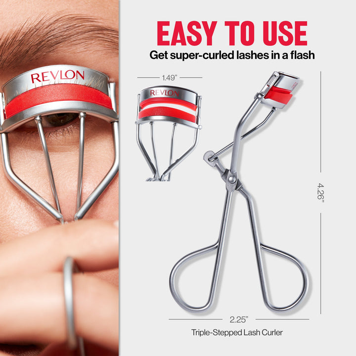 Triple-Stepped Eyelash Curler - easy to use
