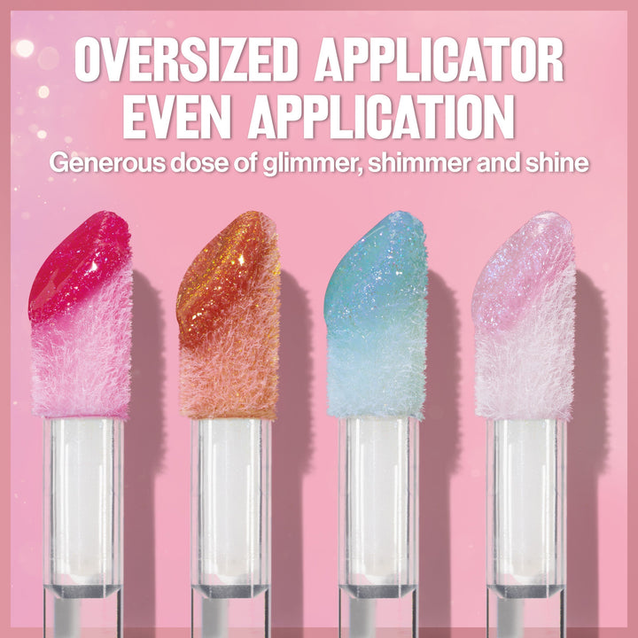 Super Lustrous™ Glimmer Gloss - oversized applicator, even application