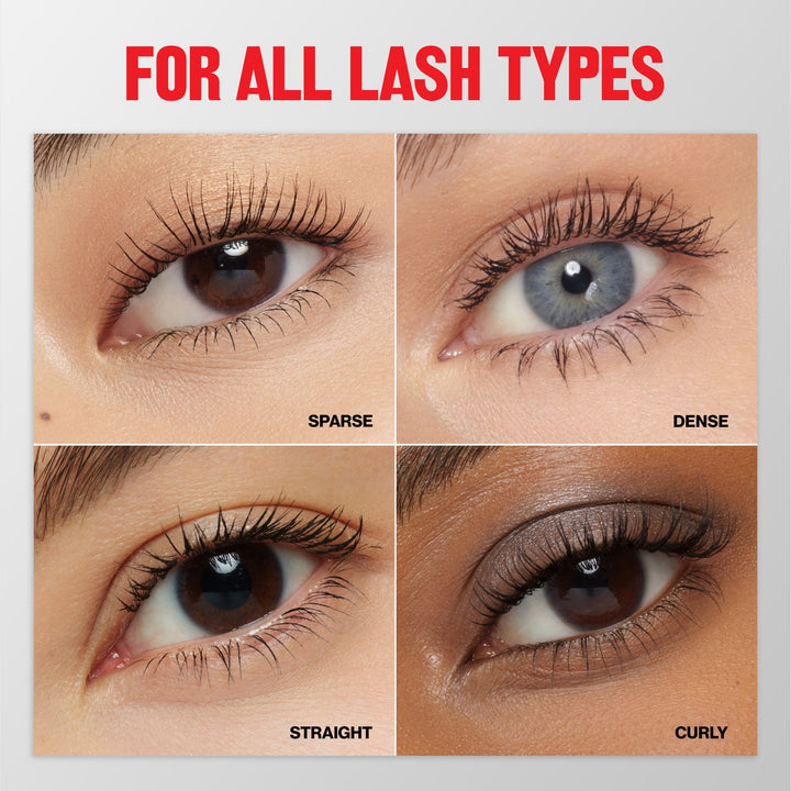 lash types examples: sparse, dense, straight, curly