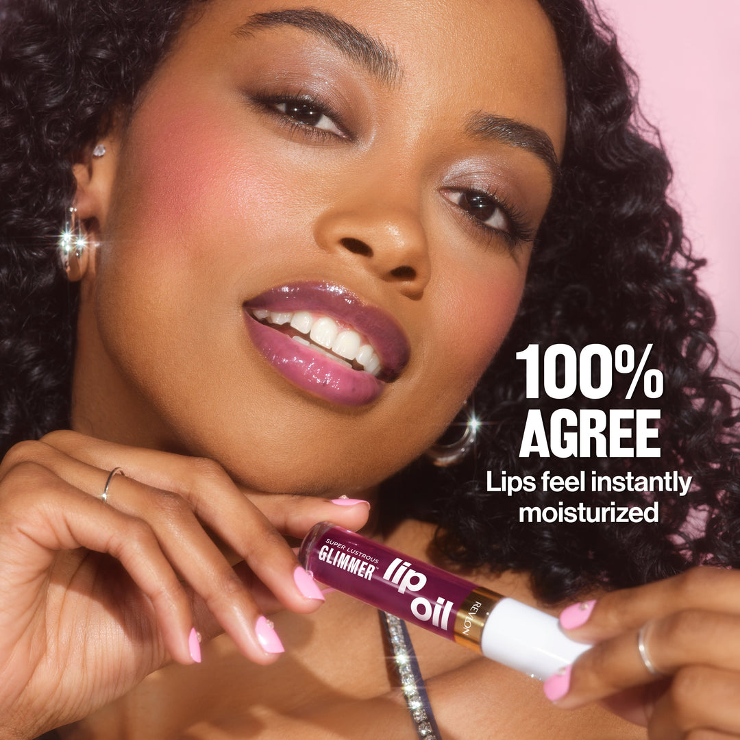 Super Lustrous Glimmer™ Lip Oil - 100% agree, lips feel instantly moisturized