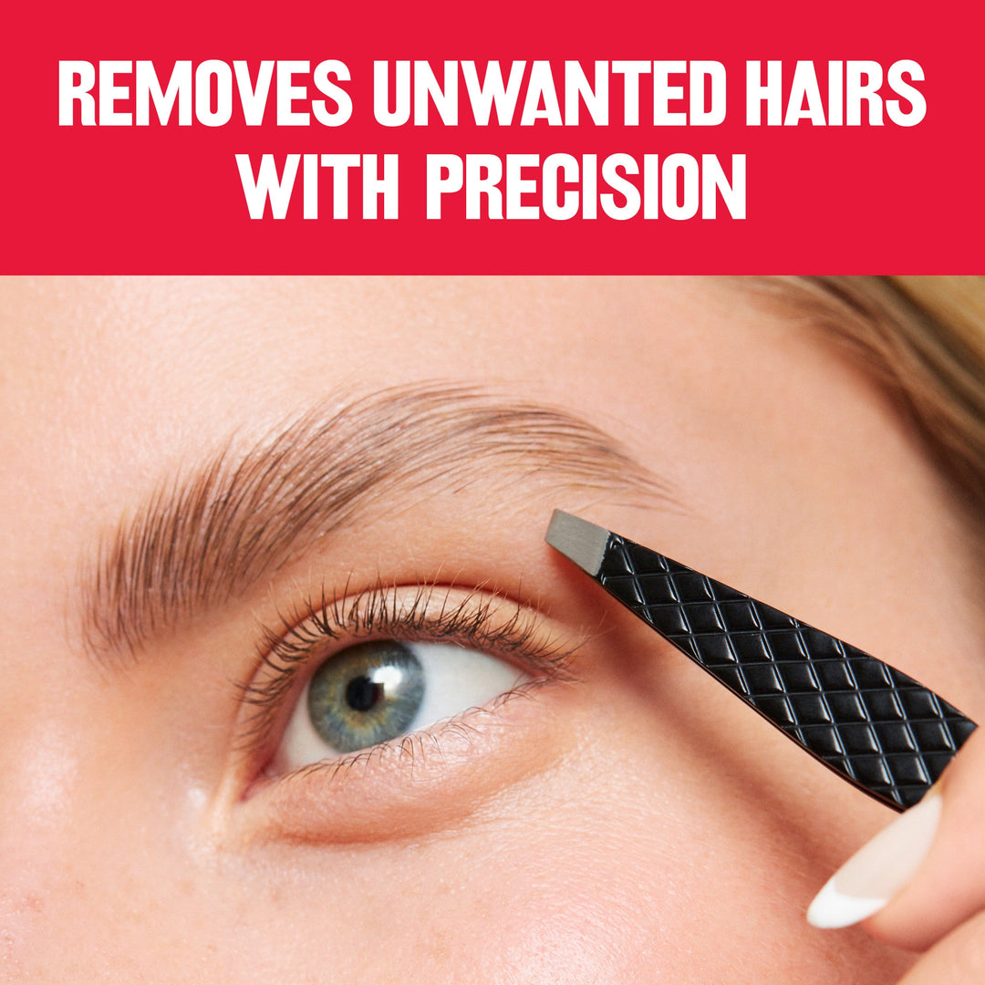 Expert Slant Tip Tweezers - removes unwanted hairs with precision