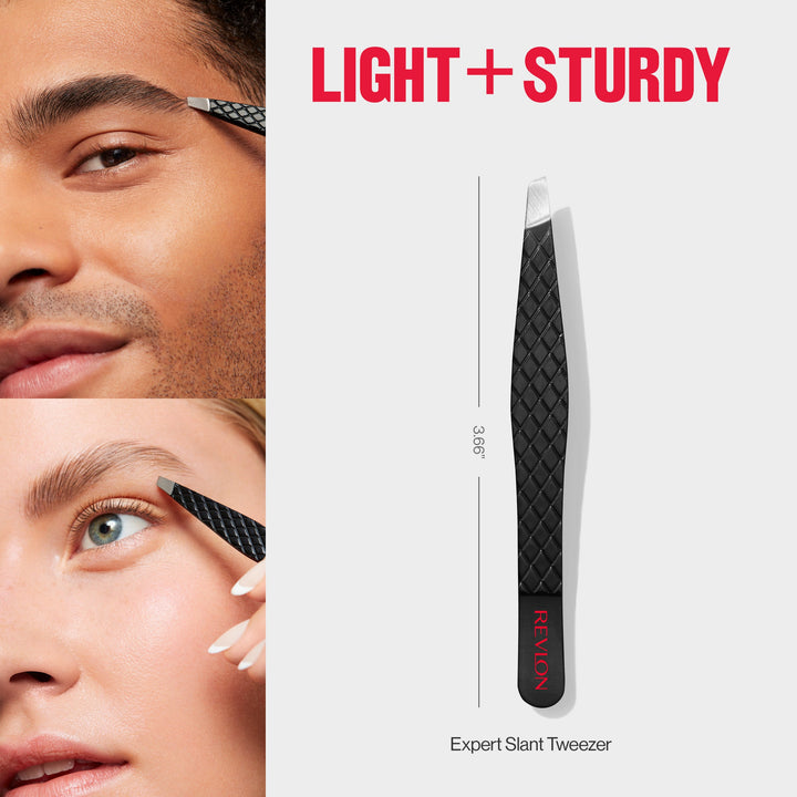 Expert Slant Tip Tweezers - light and sturdy