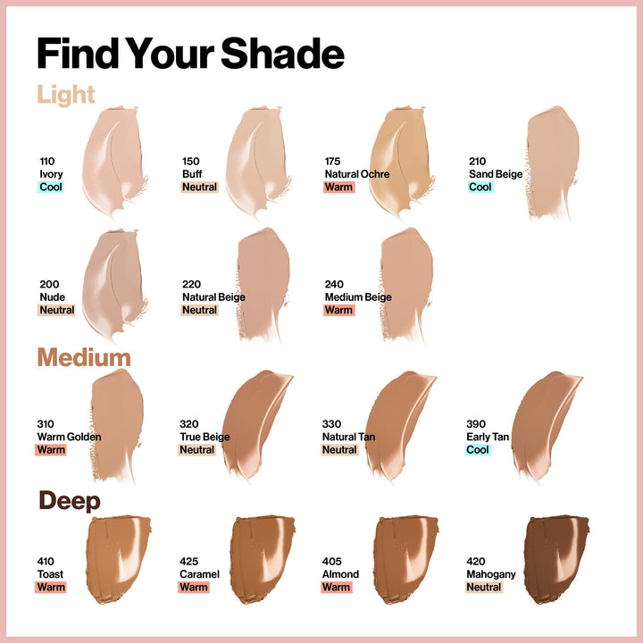 ColorStay Full Cover™ Foundation - color shades