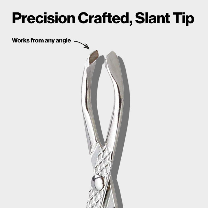 PerfecTweeze™ Slant Tip Tweezer - precision crafted, slant tip