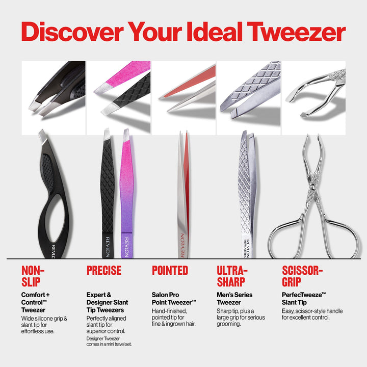 Revlon Tweezers - Discover Your Ideal Tweezer guide