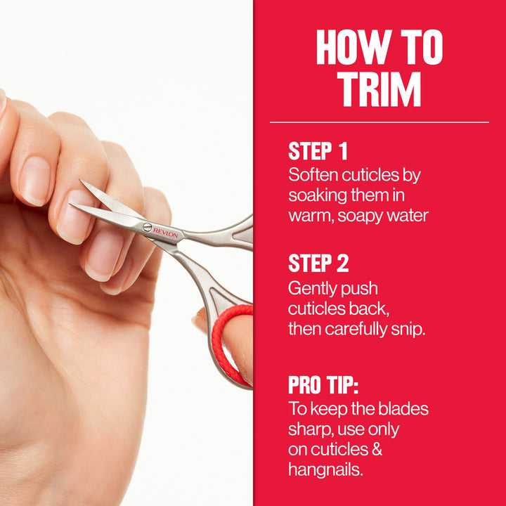 How to Trim Your Nails with Scissors guide