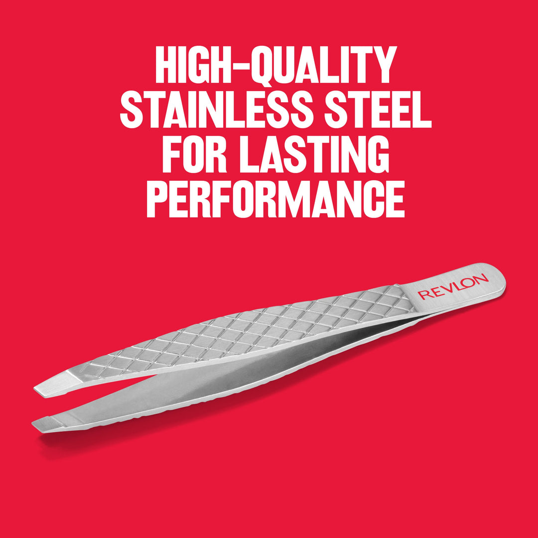 Revlon Ultimate Slant Tweezer - high quality stainless steel for lasting performance